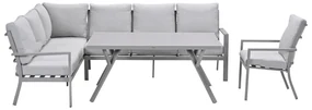 Garden Impressions Senja lounge dining set 4-delig links incl. stoel - valley sand
