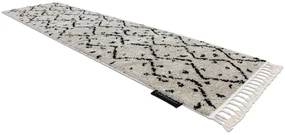 Tapijt, Vloerbekleding BERBER TETUAN B751 zigzag , crème - voor keuken, naar de gang