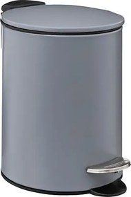 Kiezelgrijze Softclose Pedaalemmer - 3L Capaciteit