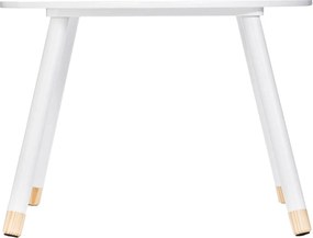 Atmosphera witte Douceur Ronde Tafel - Dennenhouten Poten - E1 Materiaal - Binnen