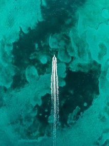 Foto Drone image looking down on a, Abstract Aerial Art, (30 x 40 cm)