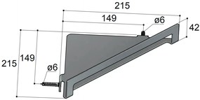 Hotbath Archie design doucherekje hoek koper geborsteld PVD