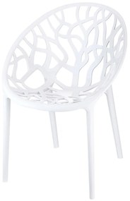 Siesta Crystal stapelbare tuinstoel - Wit