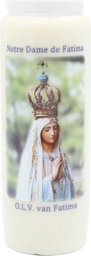 Noveenkaars wit - O.L.V. Fatima