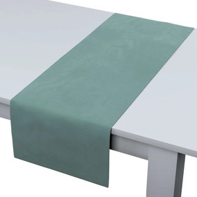 Dekoria Rechthoekige tafelloper collectie Velvet mintgroen 40 × 130 cm