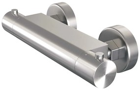 Brauer Brushed Edition thermostatische doucheset met glijstang en staafhanddouche RVS geborsteld PVD
