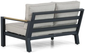 Hoek loungeset 5 personen Aluminium/Polywood (teakfinish) Grijs  Lifestyle Garden Furniture Bilbao