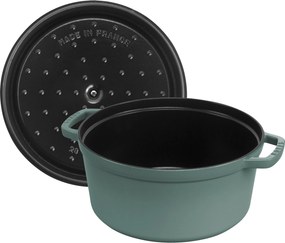 Staub La Cocotte Cocotte 26 cm / 5,25 l, Rond, eucalyptus - La Cocotte - Staub