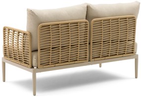 Hoek loungeset 5 personen Wicker/Aluminium/Aluminium/wicker Taupe  Coco Ibiza
