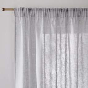 Gordijn met aangerimpelde bies en golf, Nyong