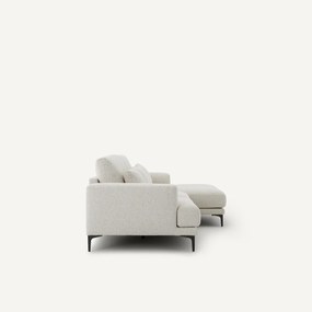 XL hoekbank rechts van badstof, MARSILE