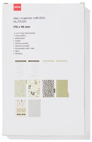 HEMA Agenda Vulling 2024 17x9.6 Kleur