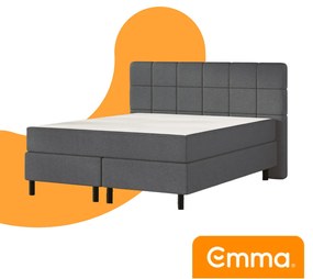 Emma Deluxe Storage Boxspring 140x200 - Donkerbruin