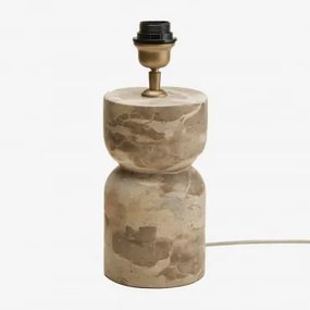 Voet Voor Tafellamp Van Natuurlijk Steen Diniz Beige Marmer Panther - Sklum