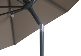 Camello Valerio Stokparasol M (excl. Voet) Aluminium Grijs