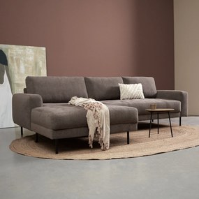 PEPP Interiors Oreo Bruine Bank Hoge Poot Chaislongue Links