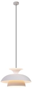 Scandinavische hanglamp beige met witte binnenkant - TitusScandinavisch E27 Scandinavisch rond Binnenverlichting Lamp