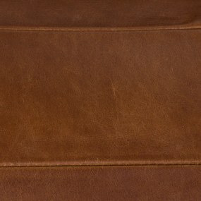 Dutchbone Wyatt Lounge Fauteuil Leer Chocolate