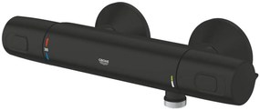Grohe QuickFix Precision Trend douche-thermostaatkraan 12cm mat zwart