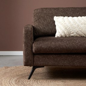 Moderne 3-zits Bank Bruine Stof