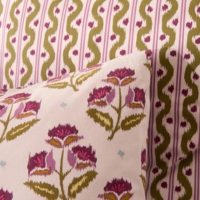 Kussensloop in gewassen katoen, bloemenprint, ANTES