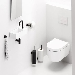 Clou Flat reserverolhouder zwart mat