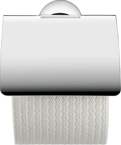 Duravit Starck T toiletrolhouder met klep 12,5x8,3x13,1cm chroom
