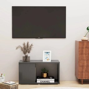 vidaXL Tv-meubel 60x24x32 cm spaanplaat grijs