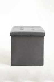 Poef Opbergknop 38 cm Fluweel