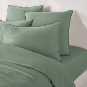 Effen hoeslaken in gewassen katoen, omslag 30 cm, Scenario