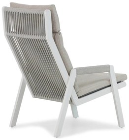 Tuinstoel Aluminium Wit Coco Valentino
