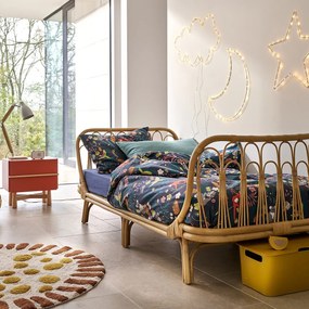 Kinderbed in rotan met bedbodem, Meïdo