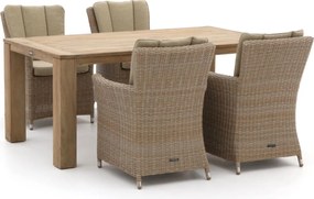 Diningset Intenso | 4 personen | Tuinset teakhout | 5-delig | Kees Smit Tuinmeubelen