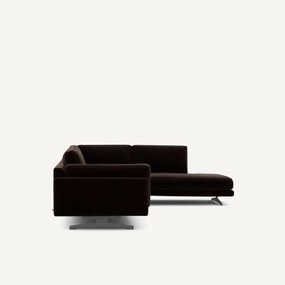 Hoekbank fluweel, César