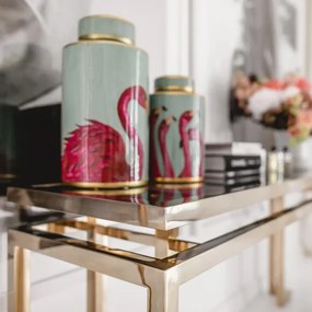 Kare Design Gold Rush Hoekige Console - 160 X 45cm.