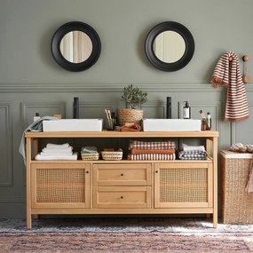 Dubbel wastafelmeubel L160 cm, Gabin