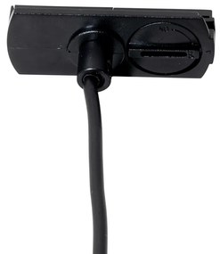 Moderne hanglamp donkerbrons voor railsysteem 1-fase  - Iconic Frini