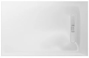 Crosswater Vito Douchebak - 170x90x2.5cm - rechthoek - wit VTR900X1700W