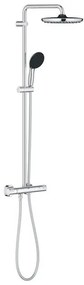GROHE Vitalio Start 250 Regendoucheset - hoofddouche 25cm - ronde handdouche - 2 straalsoorten - met douchethermostaat - chroom 26677001
