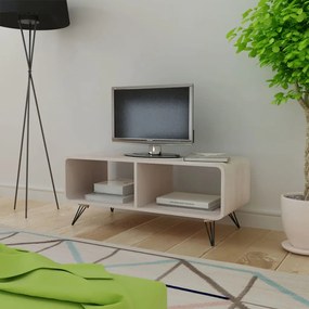 vidaXL Tv-meubel 90x39x38,5 hout grijs