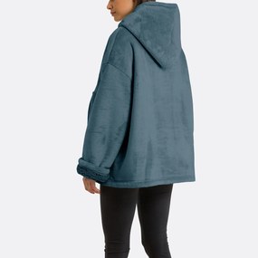 Plaid fleece sweater maat S/M, Javi