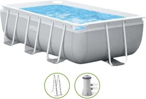 Intex Prism Frame Set opbouwzwembad - rechthoekig - L300 x B175 x H80 cm