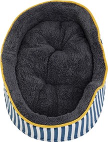 Honden En Kattenmand Blauw Wit Gestreept