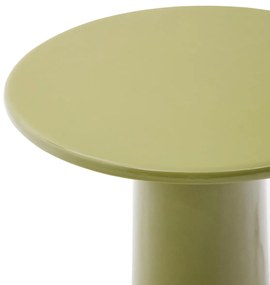 Kave Home Albanella Groene Salontafel Glanzend Cement 65 Cm - 65 X 65cm.