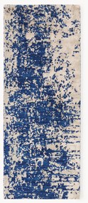 Handgeweven wollen loper Cynthia met abstract patroon