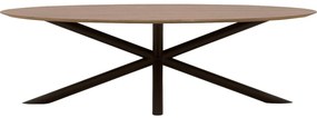 Goossens Excellent Eettafel Gs-1302, Ovaal 260 x 130 cm