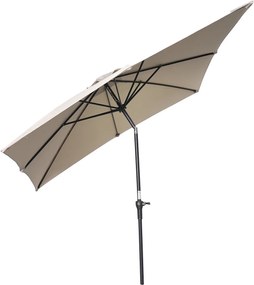 Garden Impressions Lotus stokparasol 250x250 - ecru