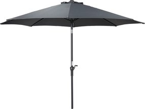 Garden Impressions Lotus stokparasol Ø300 cm - donker grijs