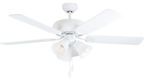 EGLO Las Palmas 35076 | Plafondventilator 132CM Wit | Inclusief Lamp