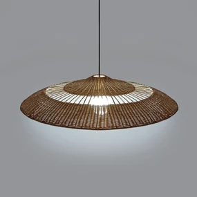 Hanglamp in rotanØ100 cm, Elora